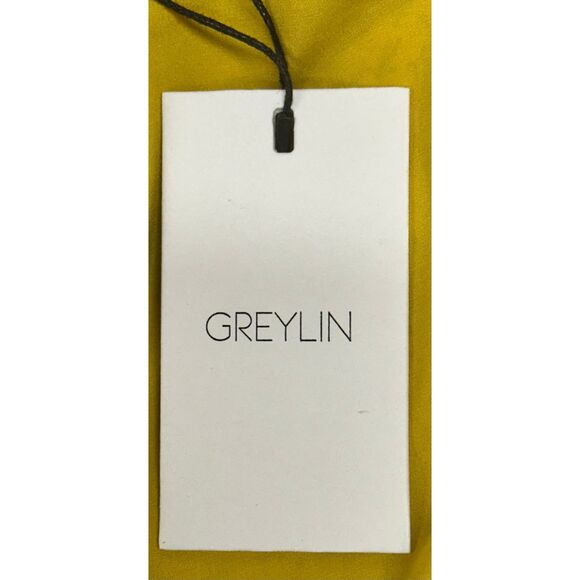 Greylin Maxi Wrap Dress in Yellow Floral NWT Size XS - Picture 4 of 6